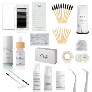 Kit professionnel extensions de cils cils à cils classique