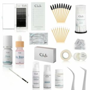 Kit professionnel extensions de cils cils à cils classique