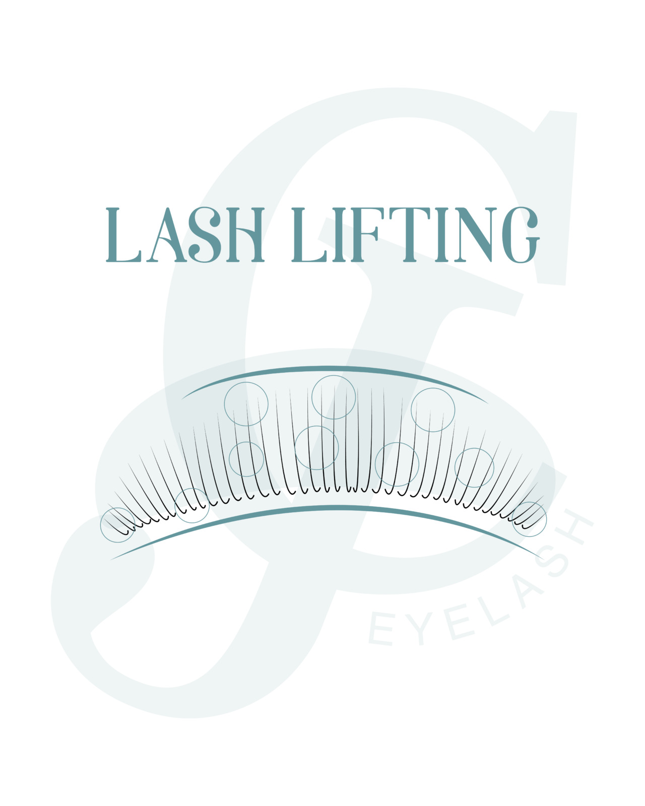 Rehaussement de cils avec peigne