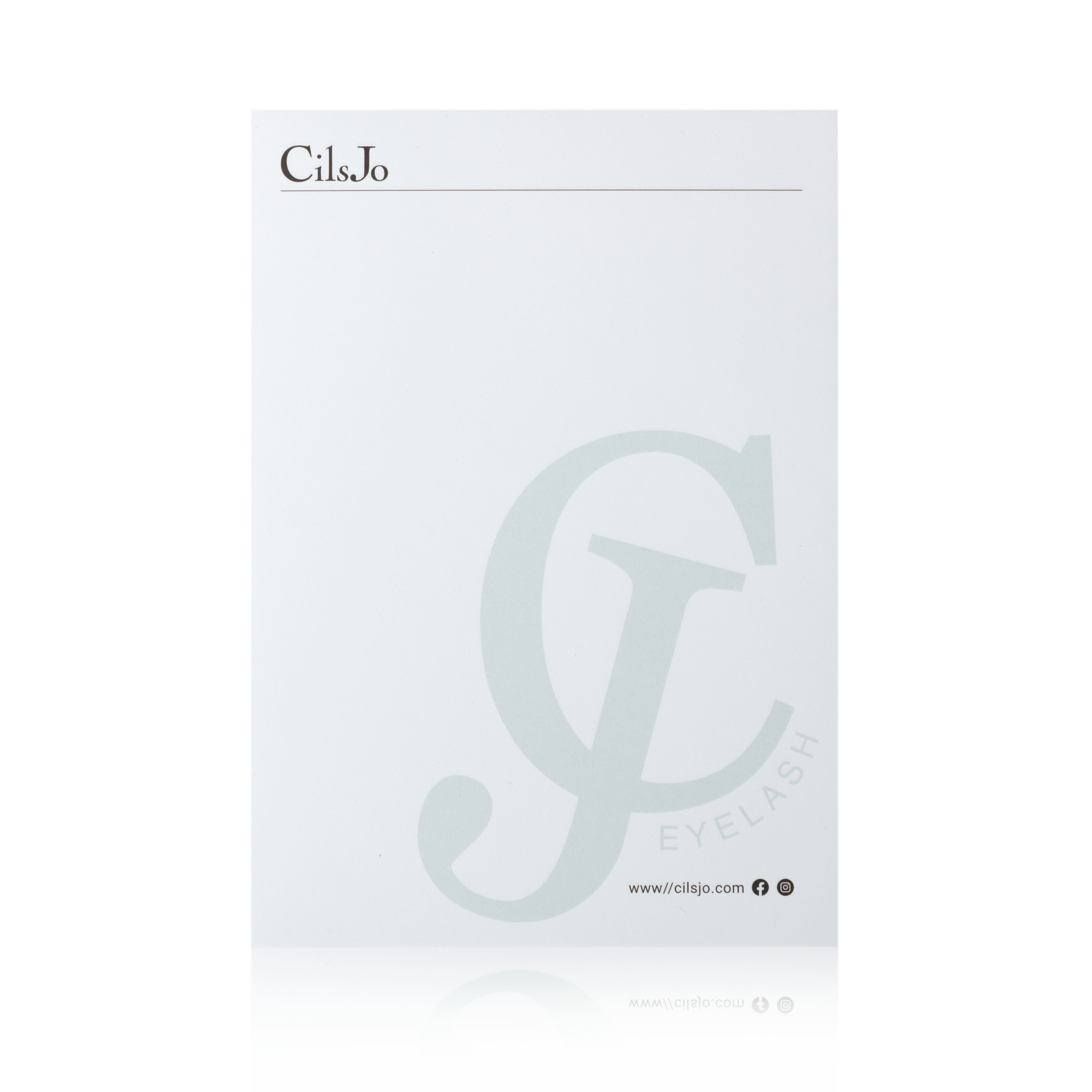 Bloc note extensions de cils Bloc note extensions de cils