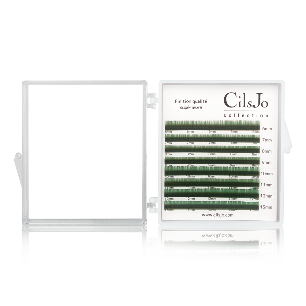 Extensions de cils ombré vert Extensions de cils ombré vert