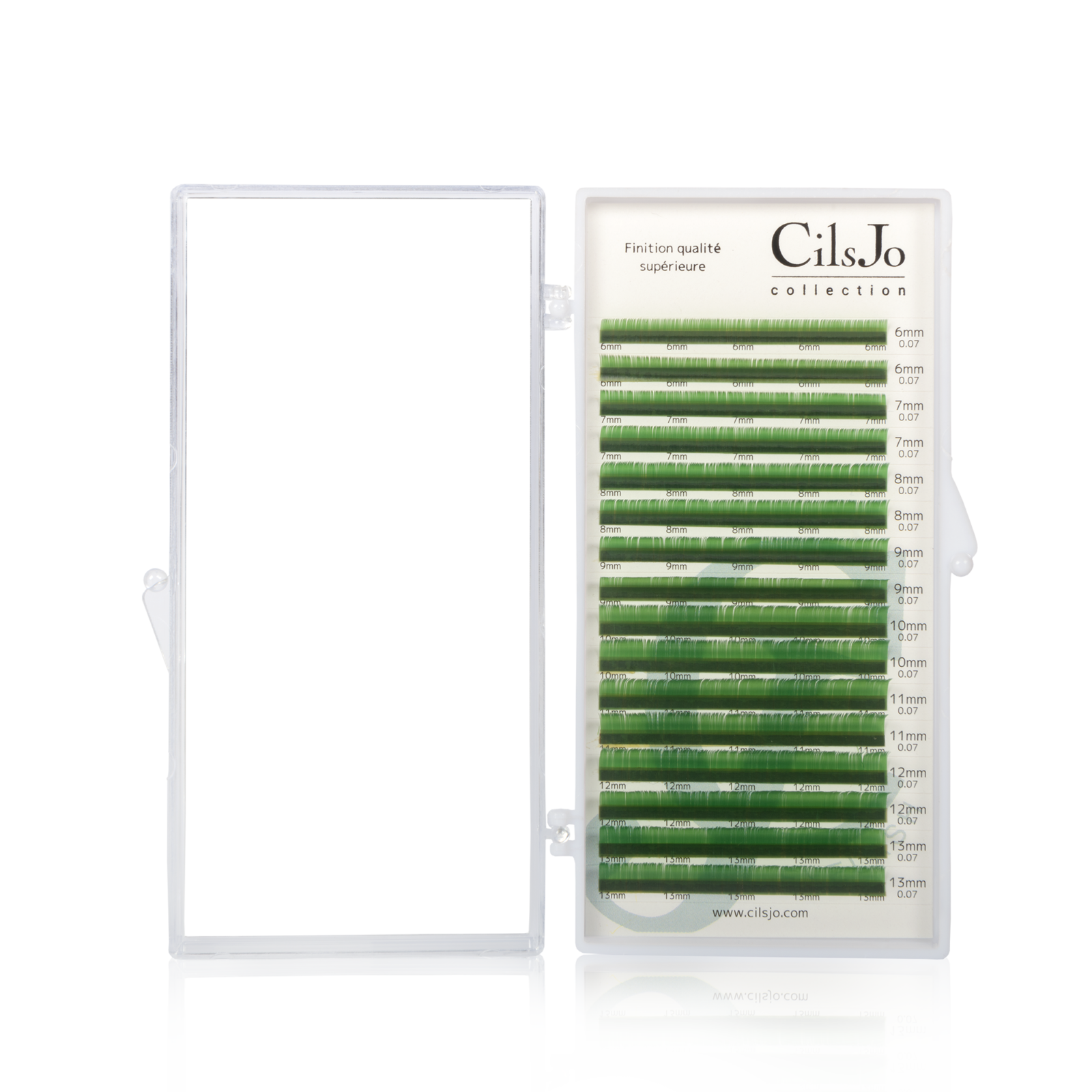 Extensions de cils vert Extensions de cils vert