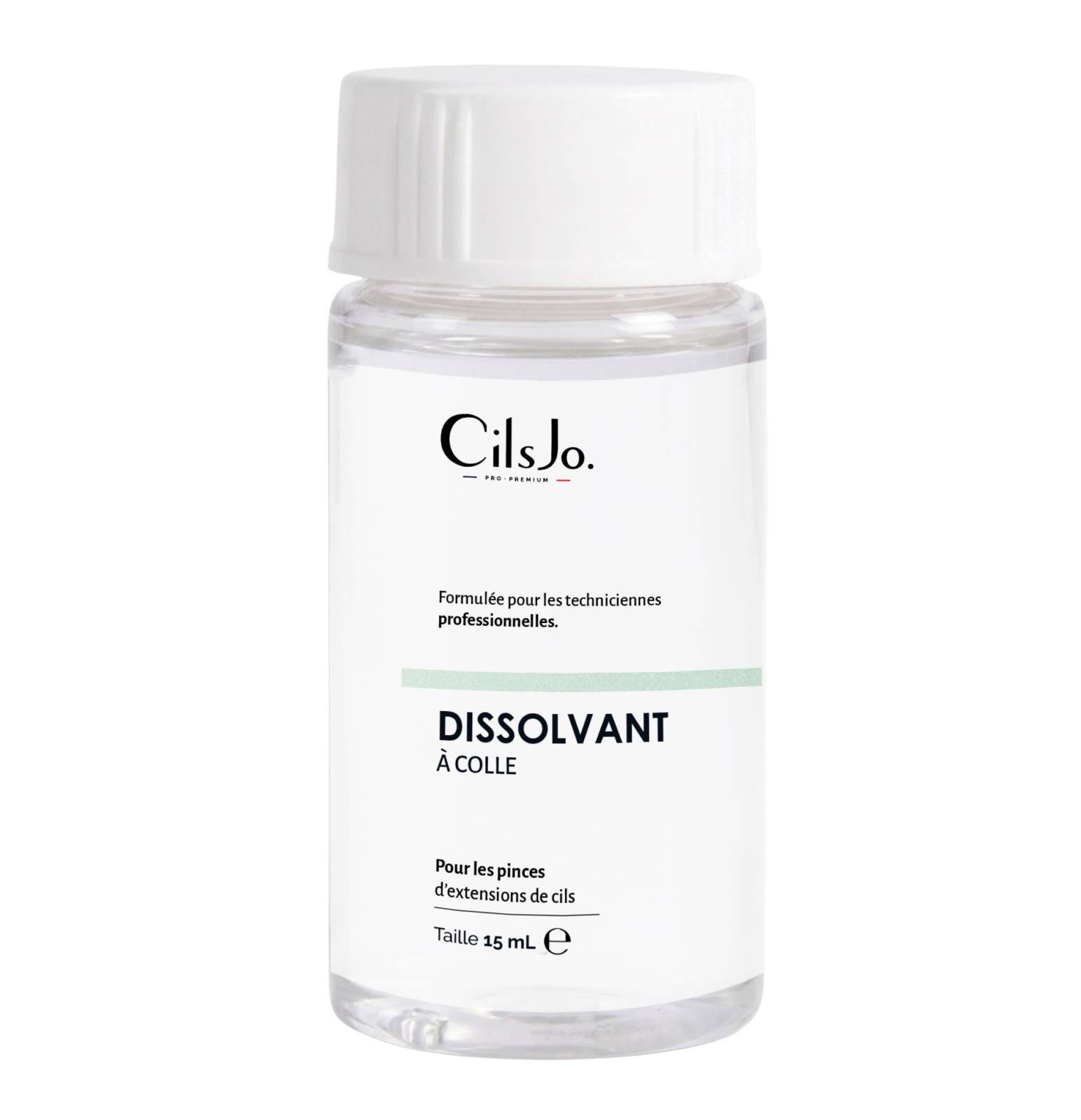 Dissolvant colles extensions de cils .