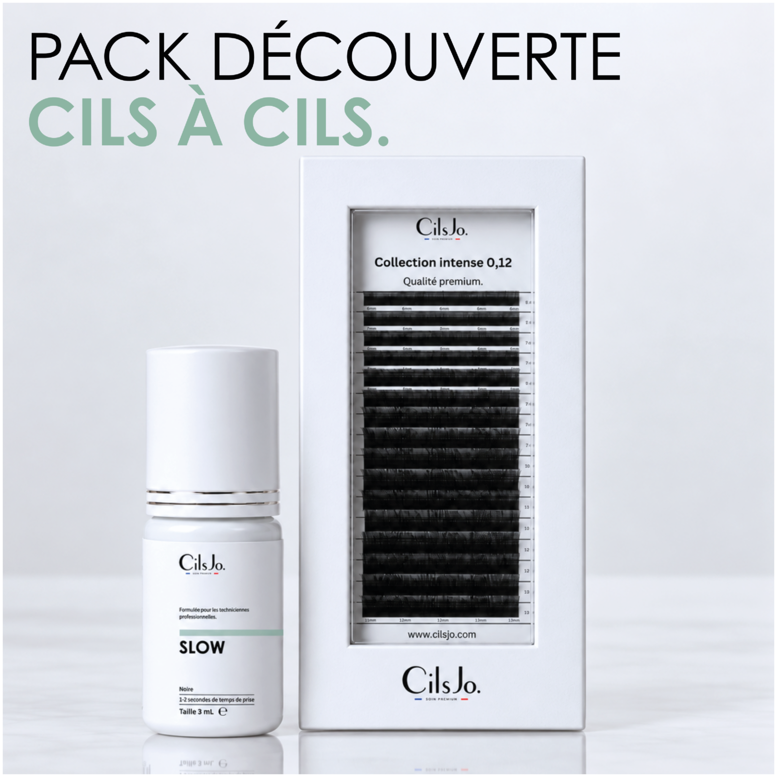 Échantillon pack découverte extensions de cils - cils à cils classique – Image 1