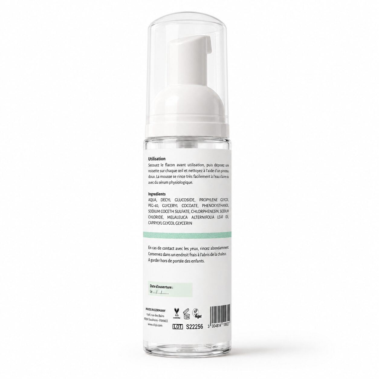 Shampoing extensions de cils