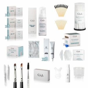 Kit professionnel rehaussement de cils et sourcils - complet