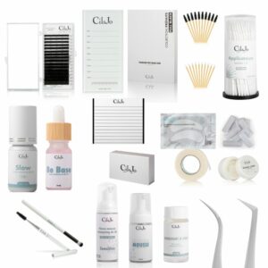Kit professionnel extensions de cils 2en1 : classique et préfaits