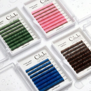 Extensions de cils colorées